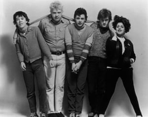 Poly Styrene with her X-Ray Spex bandmates in 1978.