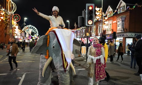 Diwali celebrations in Leicester