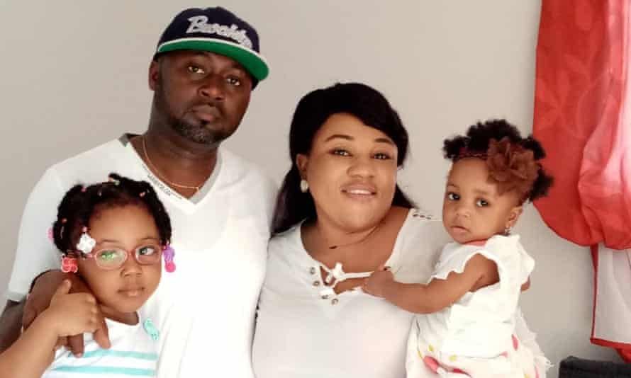 Ijeoma ‘Golden’ Kouadio and her family. They’ve won the US diversity visa lottery, but can’t enter the US because of a travel ban.