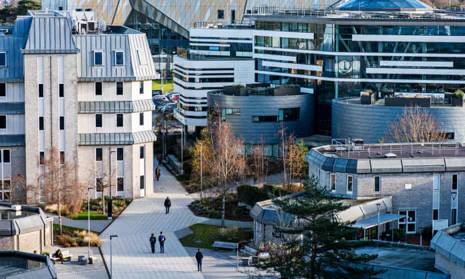 Buildings at Bournemouth University. 