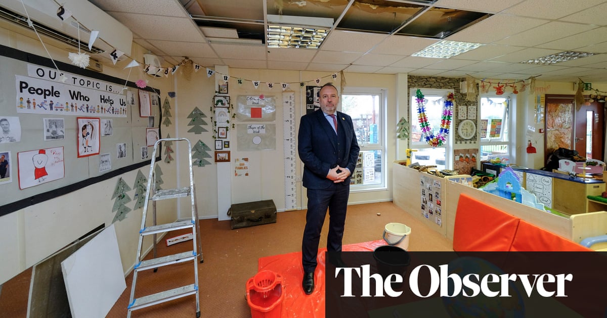 Headteachers fight for funds to shore up England’s dilapidated classrooms