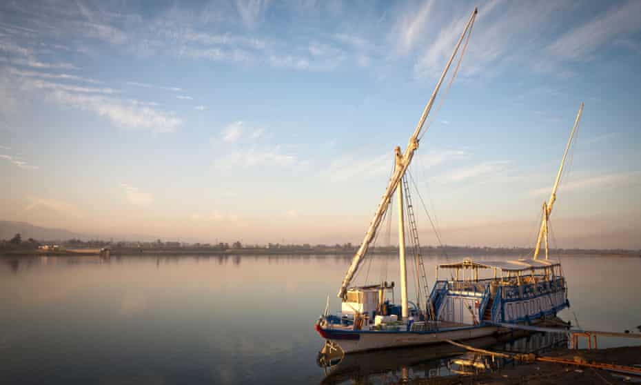 Plain sailing: a dahabiya on the Nile.