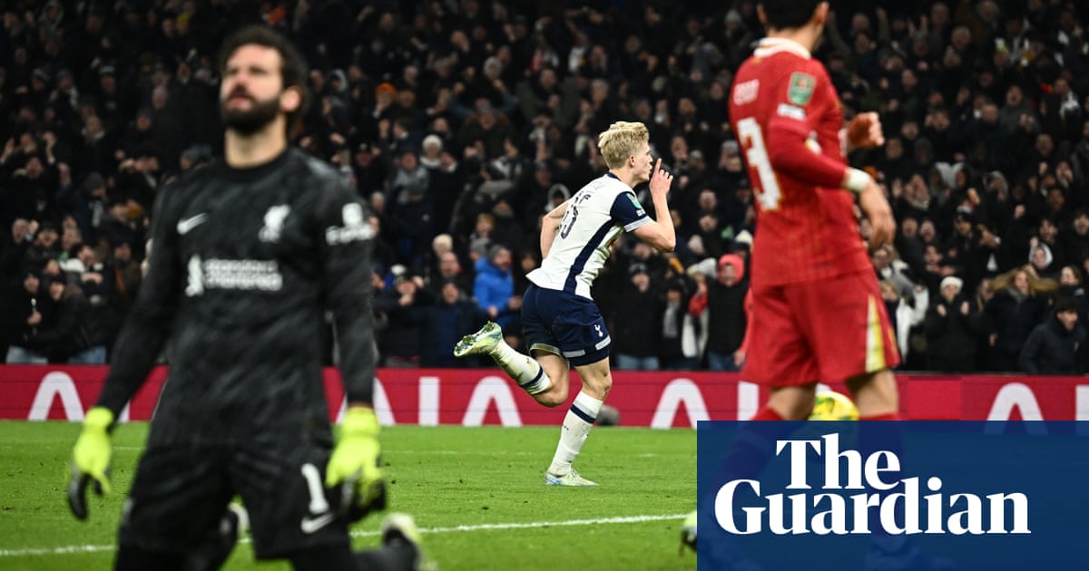 Bergvall gives Tottenham edge in Carabao Cup semi-final to fury of Liverpool Bergvall gives Tottenham edge in Carabao Cup semi-final to fury of Liverpool