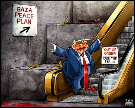 Ben Jennings on Donald Trump declaring peace in the Middle East