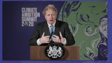 'Let's do it together': Boris Johnson says climate protection will create jobs – video
