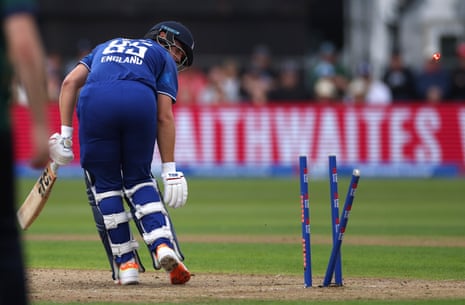 Will Jacks is bowled out