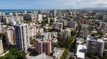 Aerial view of San Juan city