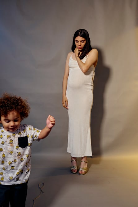 Deslie and her son at their graduation