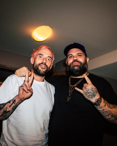 Joe Talbot (Idles) and Briggs of Big Noter