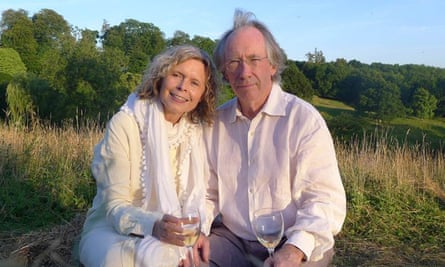 McEwan with his wife Annalena McAfee.