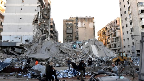 Israeli airstrikes on Lebanon hit branches of Hezbollah-linked bank | Lebanon | The Guardian
