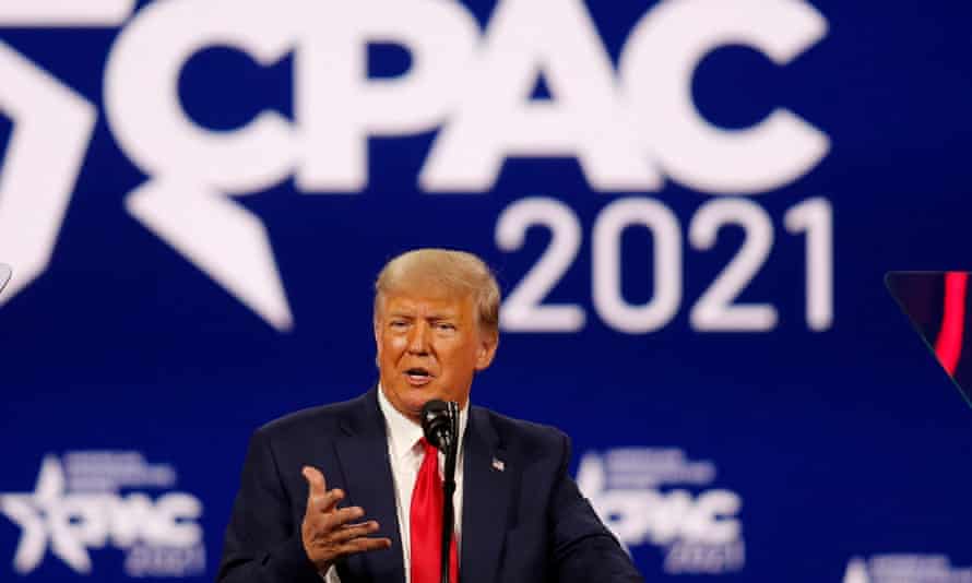 Donald Trump speaks at the Conservative Political Action Conference in Orlando.