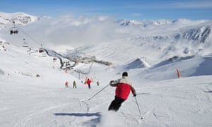 Happy valley: El Pas de la Casa, part of the larger Grandvalira ski area.