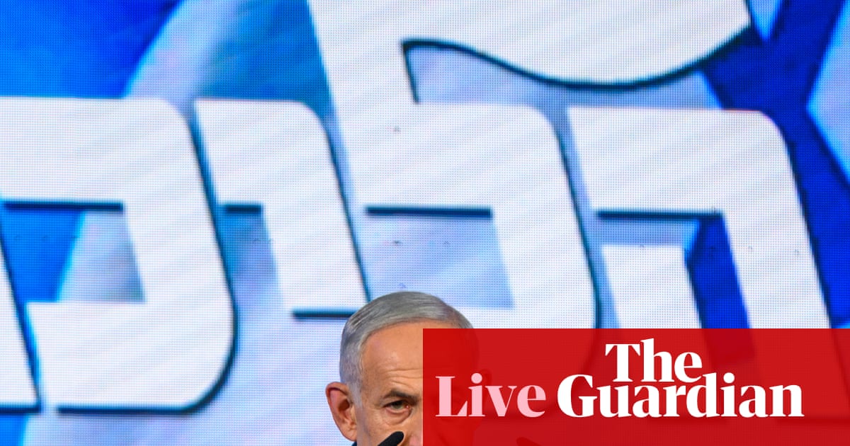 Israel election results live: president warns against 'tarnishing an entire community'