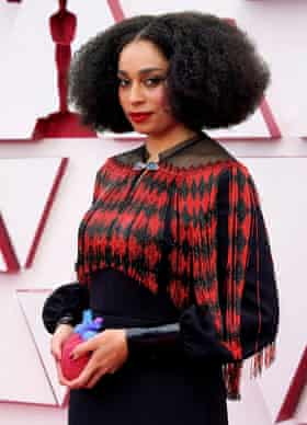 Celeste Waite at the Oscars in April.