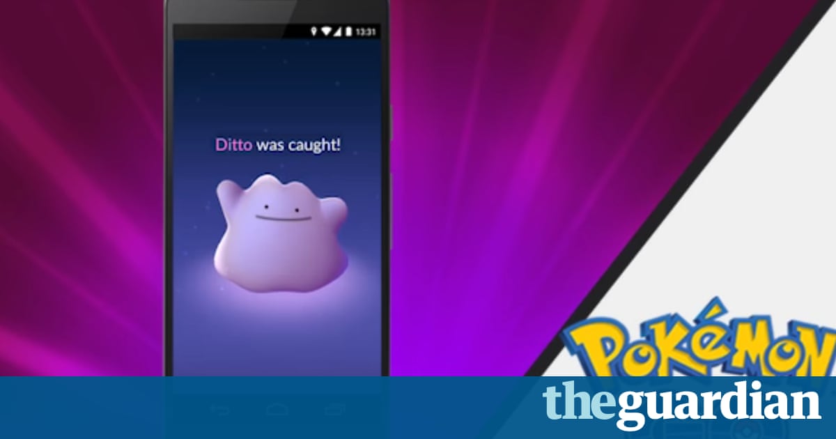 Pokémon Go: amorphous blob Ditto makes its debut