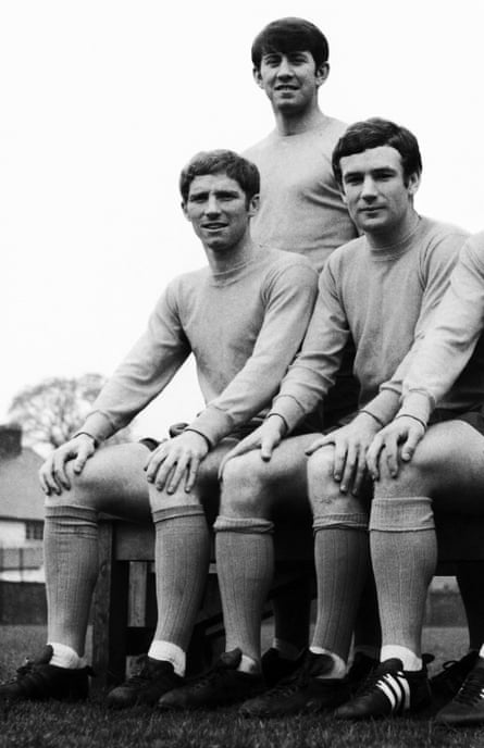 Howard Kendall, Alan Ball and Colin Harvey in 1968.