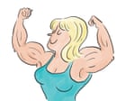 Is it true that … it’s harder for women to build muscle than men?