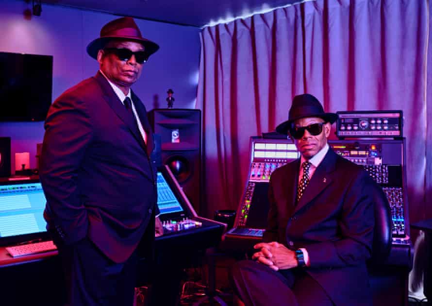 Jam & Lewis in their studio.