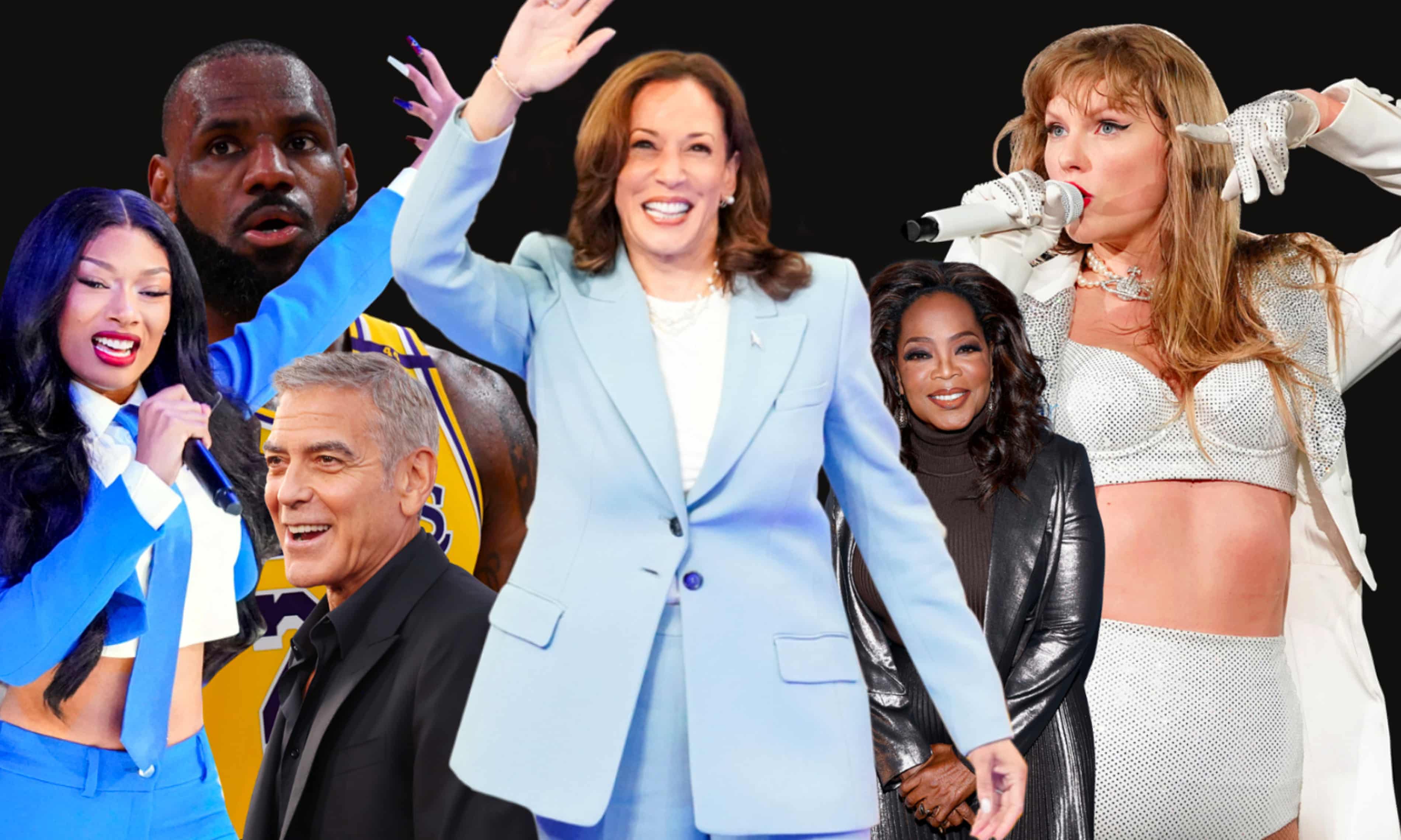 Eșecul lui Kamala Harris și influența celebrităților în campania electorală | sursa foto: The Guardian Eșecul lui Kamala Harris și influența celebrităților în campania electorală | sursa foto: The Guardian