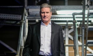 Keir Starmer in Liverpool. Photograph: Christopher Furlong/Getty Images