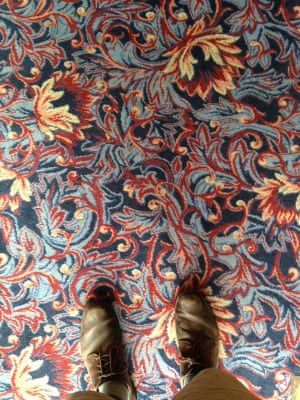 Phot of the carpet at The Giddy Bridge, at 12-18 London Rd, Southampton, Hampshire. Photograph: Kit Caless