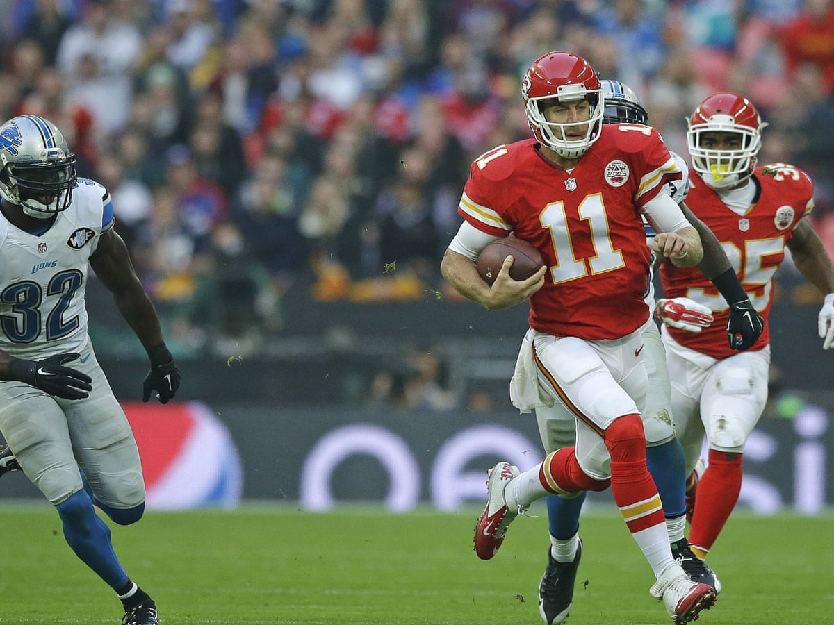 Alex Smith Conducts Kansas City Chiefs Wembley Rout Of Detroit Lions Sport The Guardian