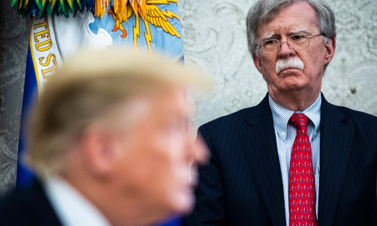 Trump Reportedly To Take Legal Action To Block John Bolton S Tell All Book Us News The Guardian