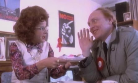 Labour gains: with Neil Kinnock in Ullman’s My Guy video in 1984