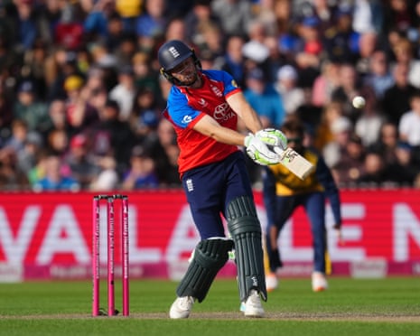 Jos Buttler hits a six