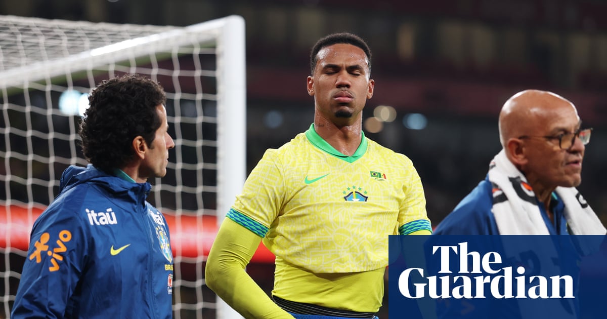 Gabriel a doubt for north London derby after Brazil confirm thigh injury