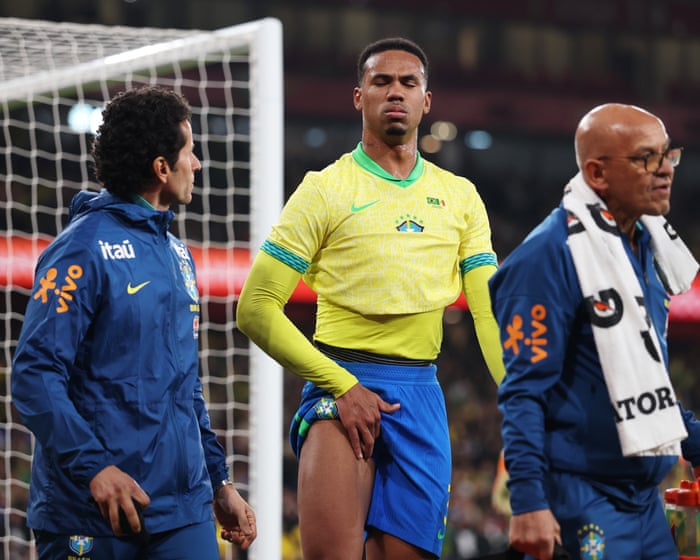 Gabriel a doubt for north London derby after Brazil confirm thigh injury