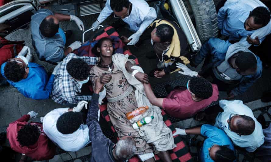An injured resident of Togoga