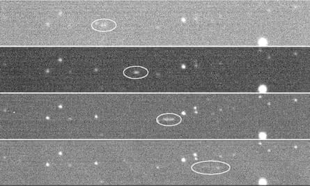 Skymapper images of asteroid 2018LA in transit