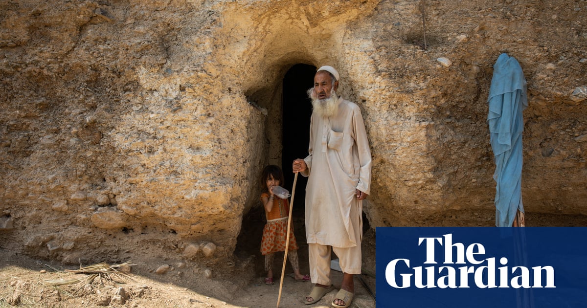 ‘Living in a cave is no life’: Pakistani villagers trapped by Taliban and poverty