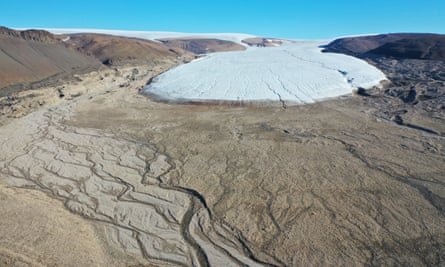 Melting Greenland ice sheet