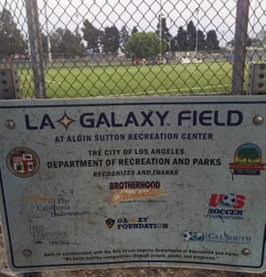 Refurbished with help from community partners, the soccer field is intended as a safe place for everyone – including the families of gang members.