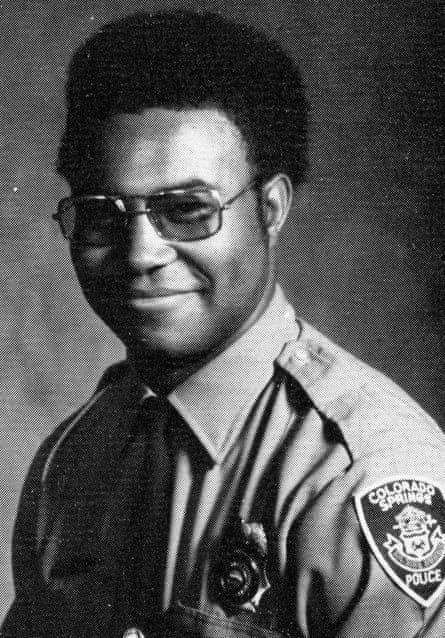 Ron Stallworth in patrol uniform. African-Americans did not take well to Ron joining the police force, he says: “I was too ‘white’, too ‘blue’” and his white colleagues gawped at his Afro.