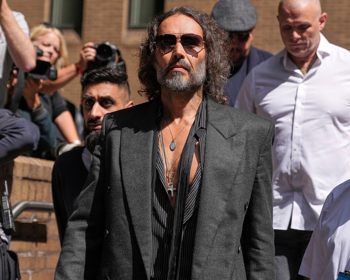 Russell Brand pleads not guilty to rape and sexual assault charges | UK news | The Guardian