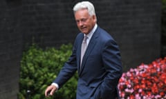 Alan Duncan arriving in Downing Street in 2019