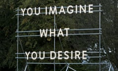 You Imagine What You Desire sculpture