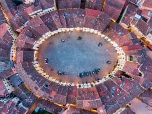 Lucca, Italy , during the Coronavirus lockdown