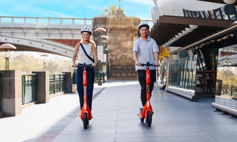 The e-scooters used for trials of a rental scheme in parts of Melbourne