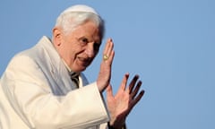 Former pope Benedict XVI in Rome in 2011. 