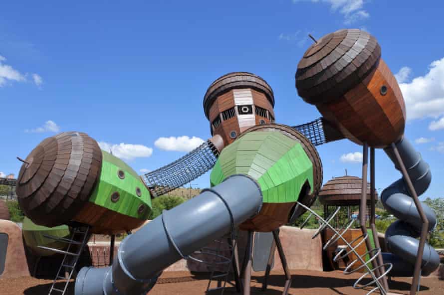 The Pod playground at the National Arboretum in Canberra