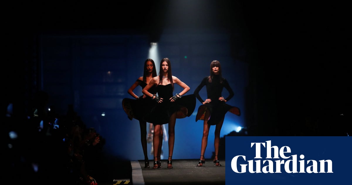 Milan fashion week: not just Versace dresses for sale, but the company itself | Versace Milan fashion week: not just Versace dresses for sale, but the company itself | Versace
