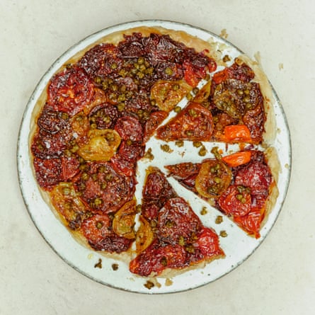 A wedding worthy tomato tarte tatin. From ‘The Modern Cook’s Year’ by Anna Jones. 20 best tomato recipes.
