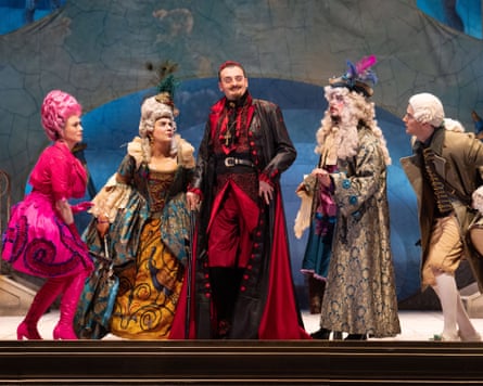Kelli-Ann Masterson as Casilda, Young as the Duchess, Matthew Siveter as Don Alhambra del Bolero, Wilcox as the Duke and George Robarts as Luiz.
