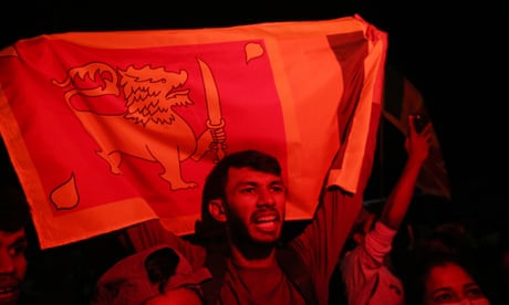 Protests in Colombo, Sri Lanka: Photograph: Pradeep Dambarage/NurPhoto/Rex/Shutterstock