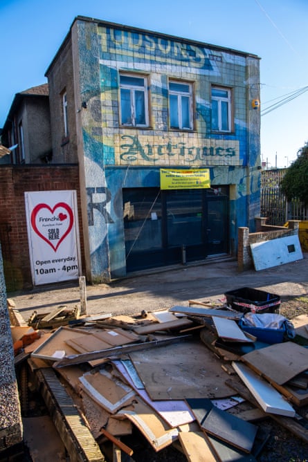 Sofia Brown’s antiques shop, Olympia House, in Chesterfield